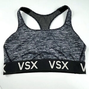VIctoria's secret VSX sport bra black gray size M